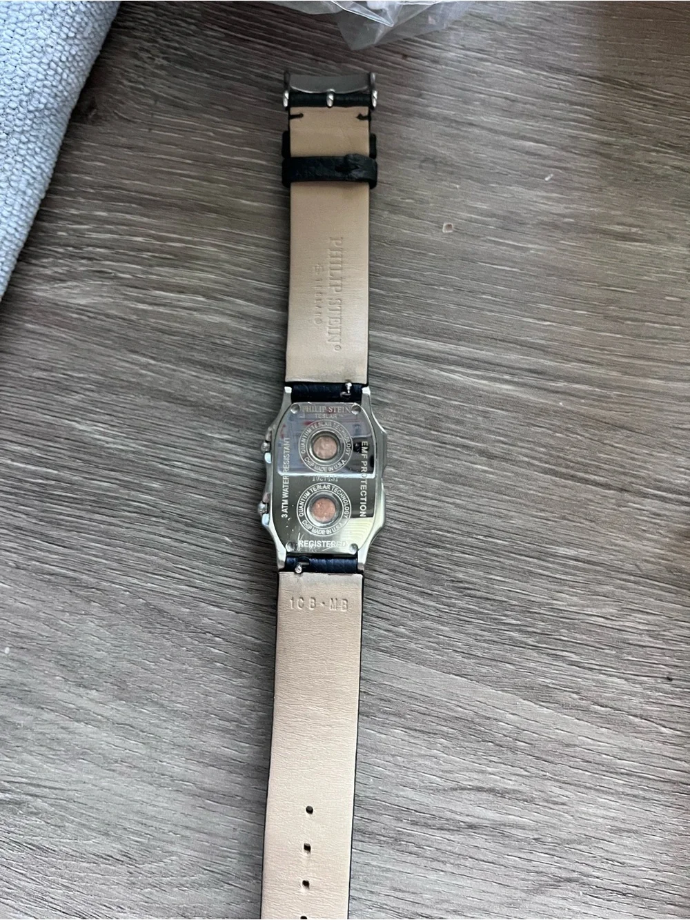 Philip Stein  Leather Strap Watch